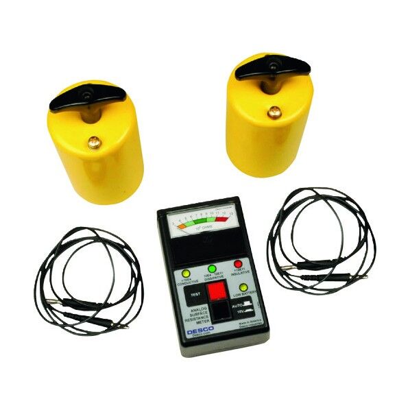 デスコジャパン 表面抵抗測定器セット、アナログ 19784 1点...