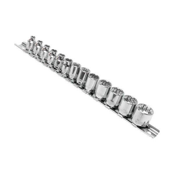 ワールドツール 1/4DR エクストラショートソケット 12PT(13個組 02-25227 13S