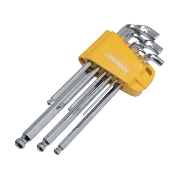 ショートヘッド ロング ヘックスレンチセット インチ (9本組) 2002000027351 1点