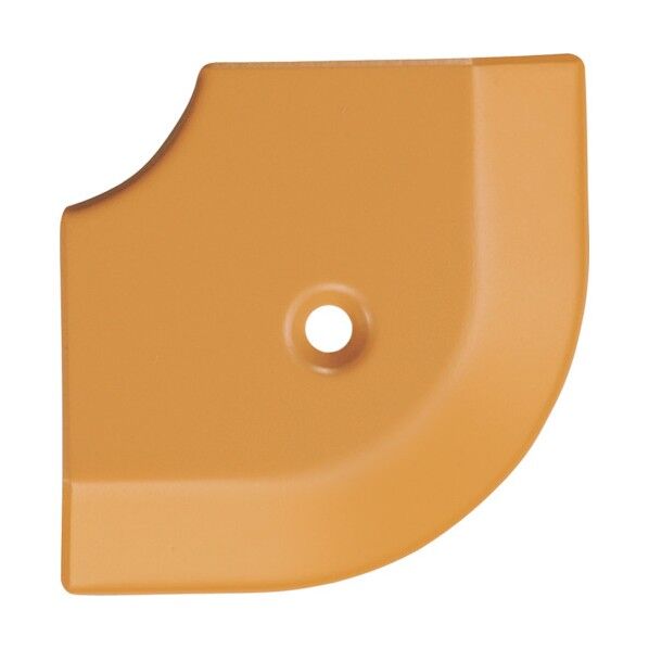 床金物20-112LM(LO)木目ヘの字押えコーナー アルミライトオーク 出隅 53×53mm 20-112LMLO51 1点