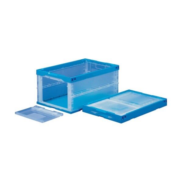 折りたたみコンテナー 558810 オリコンラック P76B(短側扉あり)-B 55881000TMBL 1点