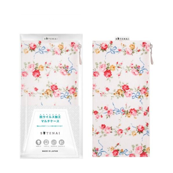 ※法人専用品※グリーンクロス SUTENAI抗ウイルスマルチケース 花ローズIV 6300023879 1点