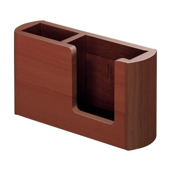 ボックス付きスマホホルダー ダークブラウン S-1B 6300028741 1点