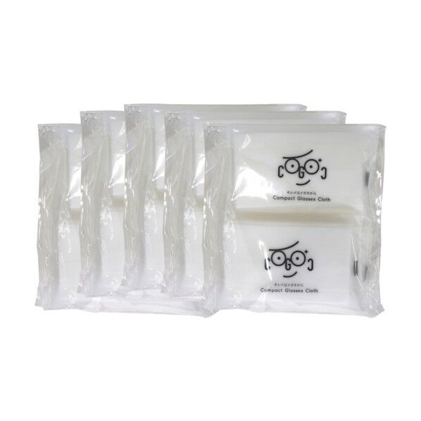 日本製 コンパクトメガネクロス 6300021153 10個