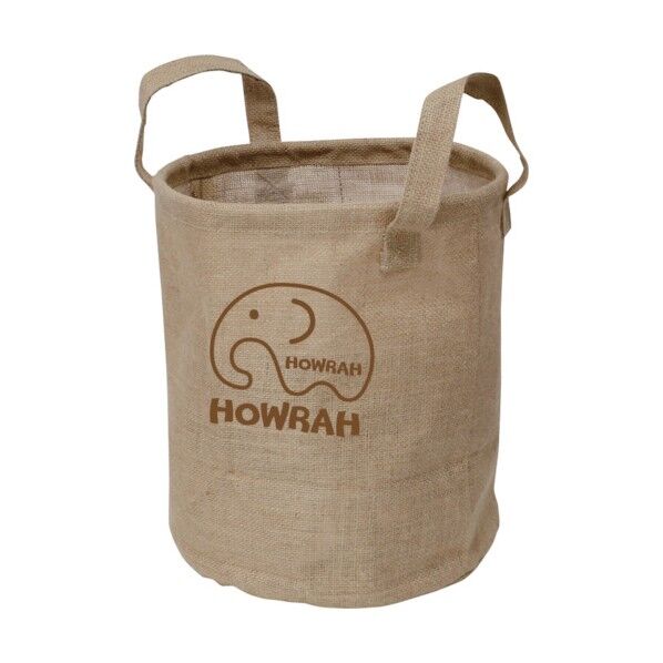 ハウラージュート バスケッドラウンド ナチュラル HJEB685 6300021955 1点