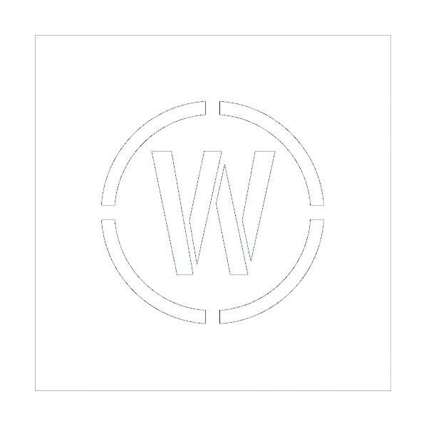 吹付けプレート W丸型 H250mm 6300003443 1点