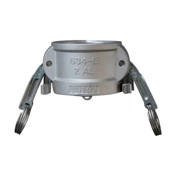 カムロック ツインロックタイプカプラー ダストキャップ アルミ 4インチ 634-BL-4-AL 1点