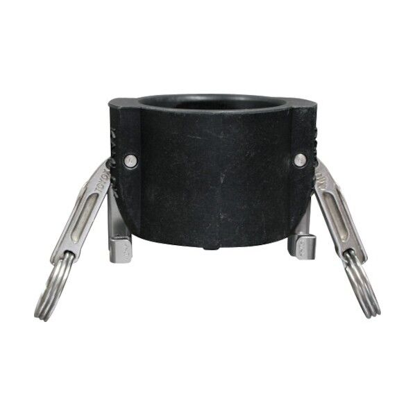 カムロック ツインロックタイプカプラー ダストキャップ ポリプロピレン 2インチ 634-BL-2-PP 1点