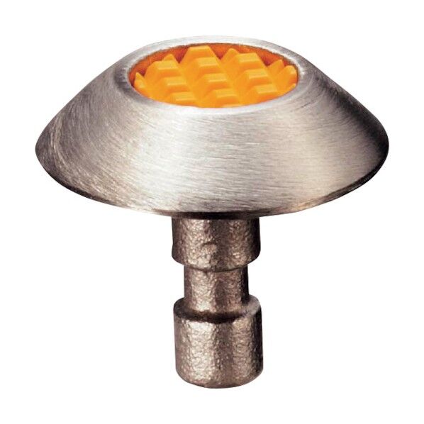 マークチップ埋め込み式 ステンレス+樹脂 警告タイプ 69-1822 1点