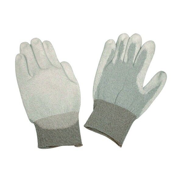 手袋 静電気拡散性 ポリウレタン･コーティングナイロン XS 68124 1点