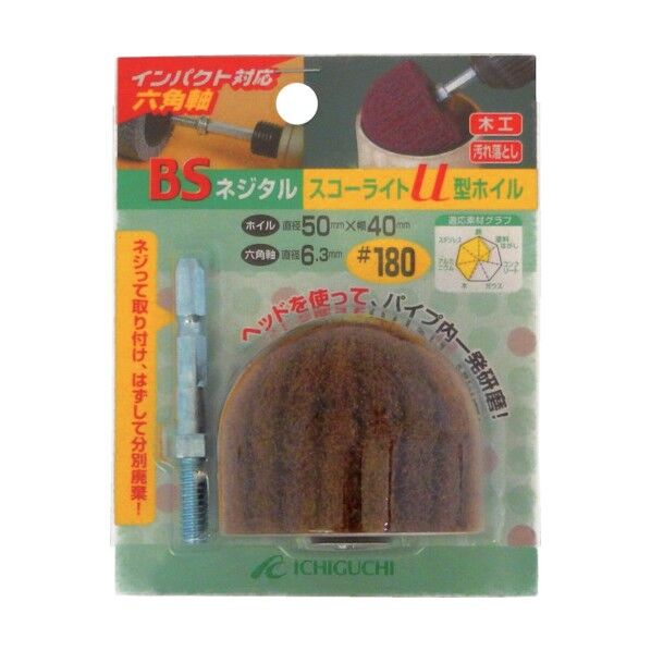 BSネジタルスコーライトU型ホイル (六角軸)