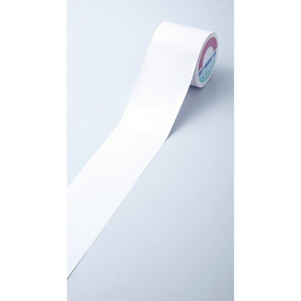 フロアラインテープ 白 FRTG-100W 100mm幅×20m エンビ 屋内用