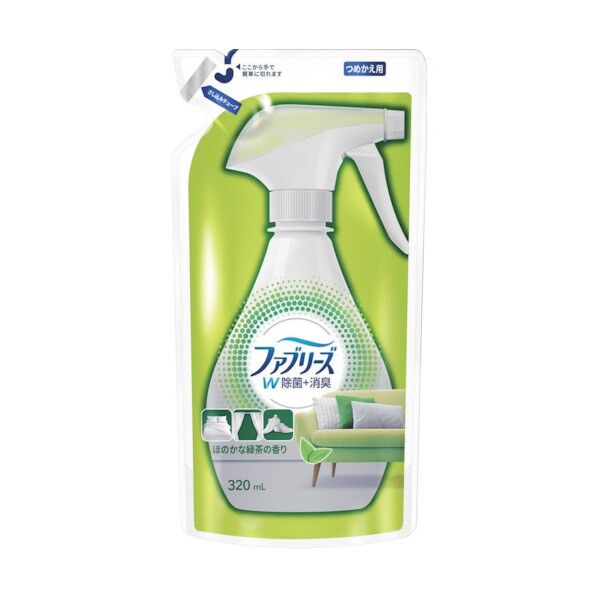 緑茶成分入り ファブリーズ 詰替 320ML 1個