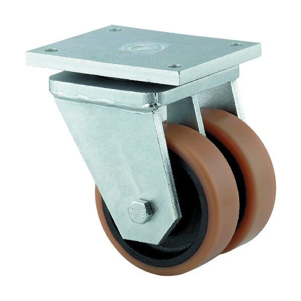 超重荷重用双輪キャスターOMIKRON TWIN(ポリウレタン車輪) φ500 自在式 9950STP500P68 1点