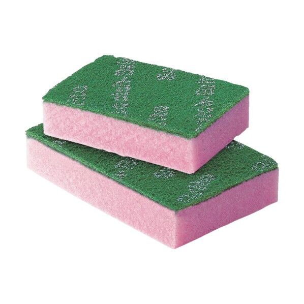 スコッチ・ブライトスポンジエース ピンク/緑 L JSP0110 1点