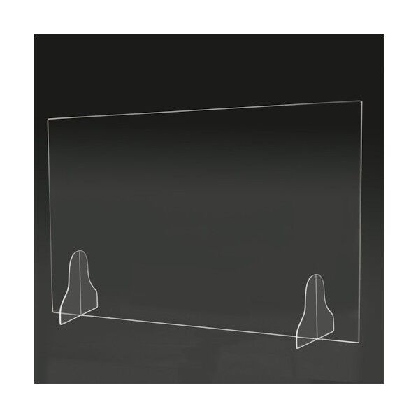 卓上アクリルパーテーション 窓無 900×600 透明 APC-L 1台