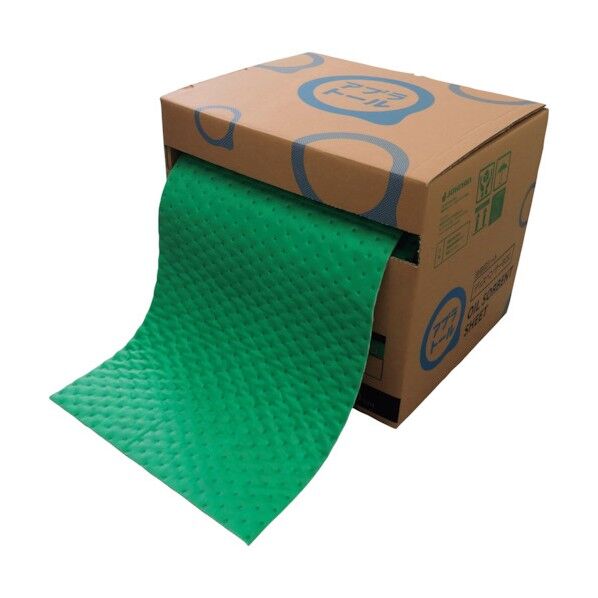 油吸収材 アブラトール ロール グリーン 400×3mm 30m巻