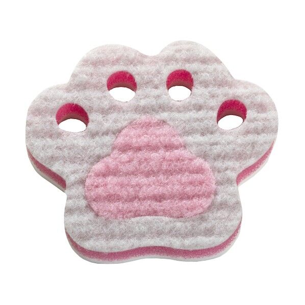 びっくりmecareかかとつるつる 肉球型 GY BA-64 1個