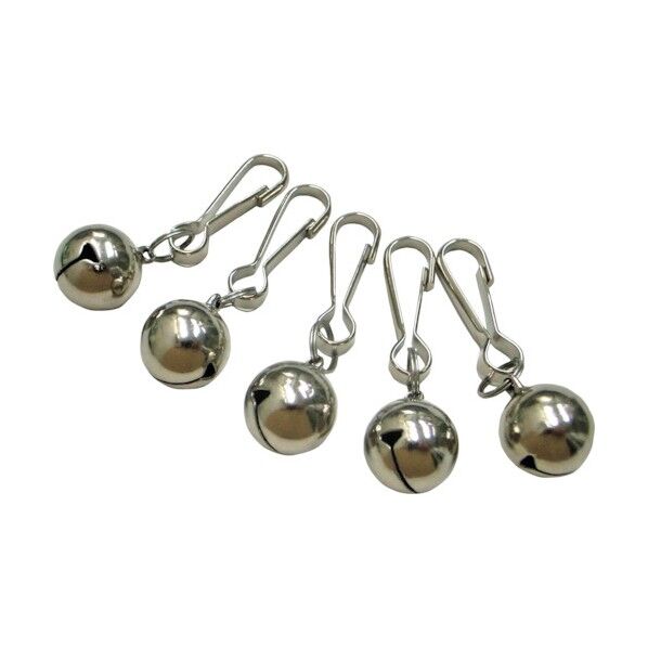 盗難・防犯対策注意喚起用 スナップ付き鈴 BELL-100P 100個