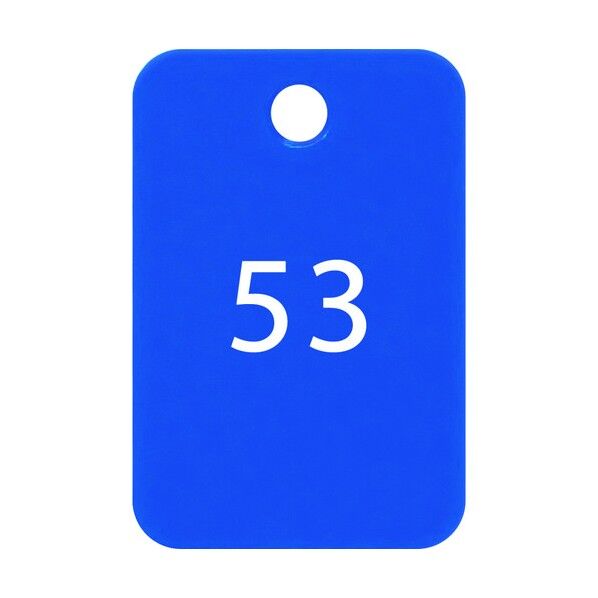 番号札 四角 大 番号入り51~75 青 青 BF-56-BU 25枚
