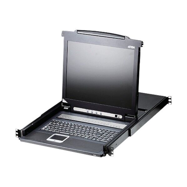 ATEN KVMドロワー 16ポート/17インチLCD一体型/ロングレール CL1016MJJL 1点