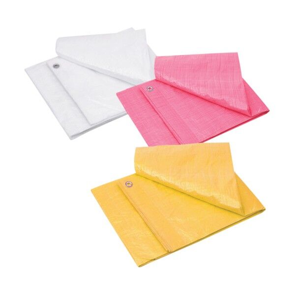 カラフルシート ピンク 約2.7×約3.6m ピンク 約2.7×約3.6m 1枚