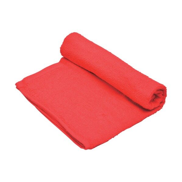 フェイスタオル ダークカラー 赤 FTD-2 5点