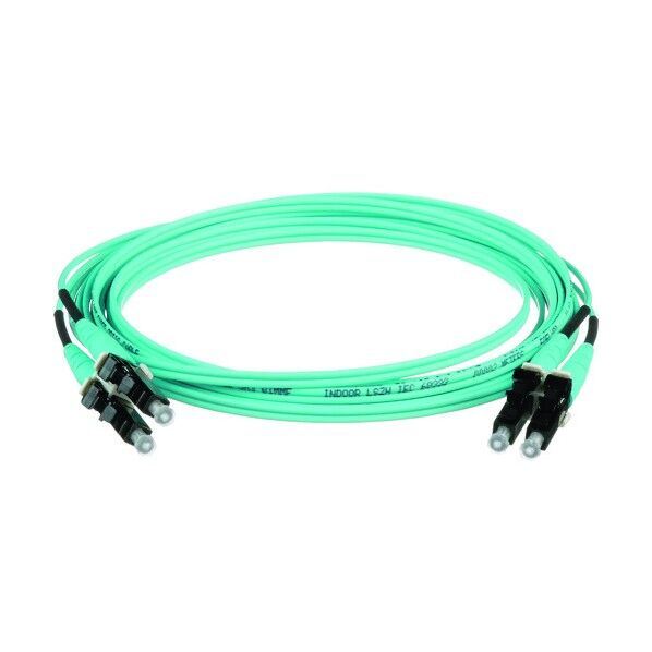 光ファイバーパッチコード 両端デュプレックスLC コネクタ付