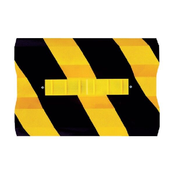 線形誘導標 ガードフレックス フレキシブルプリズム反射シートタイプ B種・C種用 黒地 GB-1H 1点