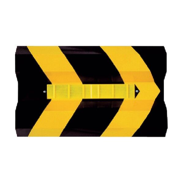 線形誘導標 ガードフレックス 封入レンズ型反射シートタイプ  A種用 黒地 GB-2A 1点