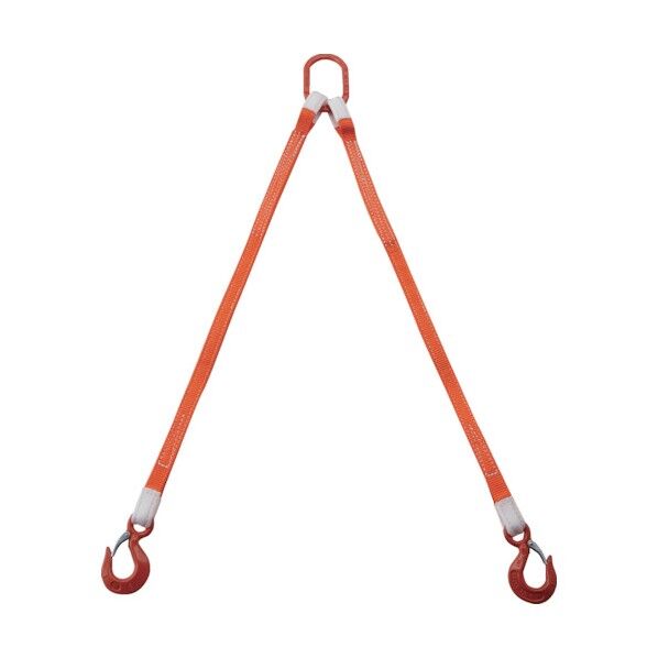 フック付きベルトスリング 2本吊り