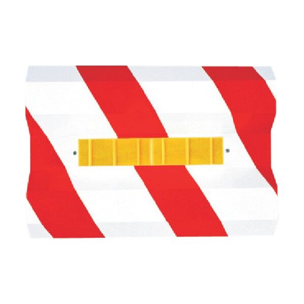 線形誘導標 ガードフレックス 封入レンズ型反射シートタイプ  A種用 白地 GW-1A 1点