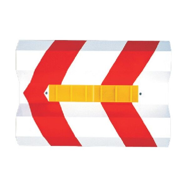 線形誘導標 ガードフレックス フレキシブルプリズム反射シートタイプ B種・C種用 白地 GW-2H 1点