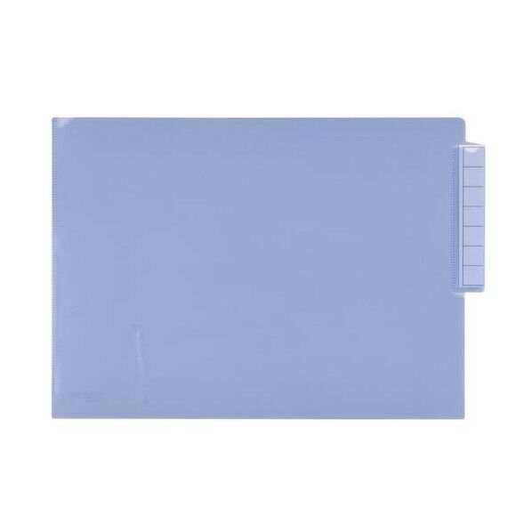 カルテフォルダー シングルポケット  クリスタルブルー A4 HK708-20 50枚