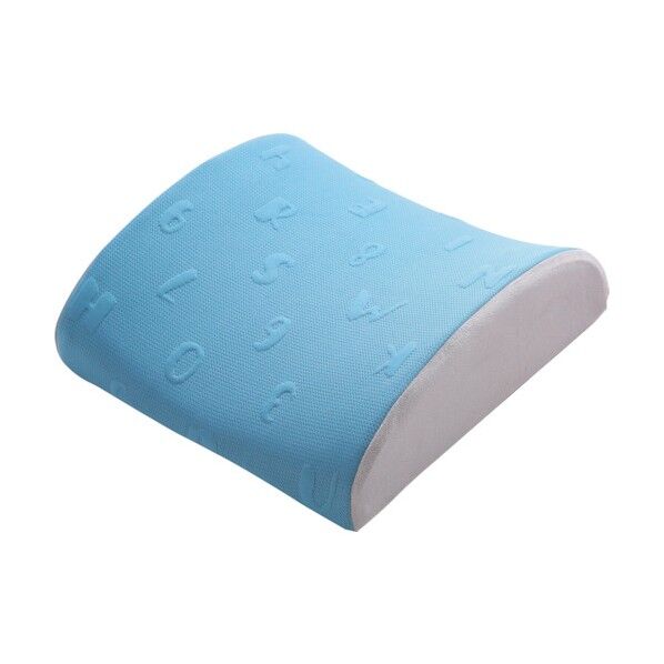 腰サポートクッション 32×32×10cm ブルー