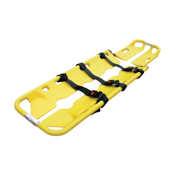 セーフラン安全用品 折りたたみ式伸縮ストレッチャー 展開サイズ1900×450×70mm 折りたたみサイズ1200×450×70mm 約7kg J2451 1点