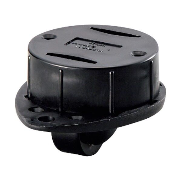 シークレットキャスター ウレタン車 φ26 低床21.5mm 黒 耐荷重50kgf K81U-26B 1点