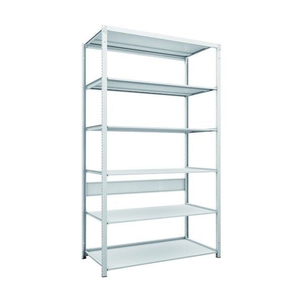 K1型抗菌塗装高密度収納棚 H2200XW1250XD625 6段 K1-7466 1点