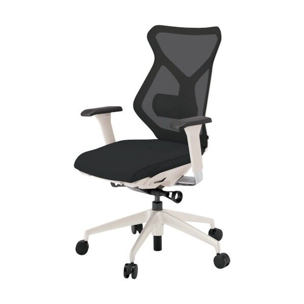 セクアチェア ハイバック ベースカラーWW アジャスタブル肘 張地 ブラック KG-367JV1-WWT1 1点