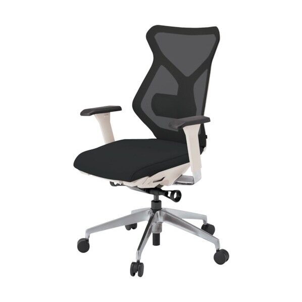 セクアチェア ハイバック ベースカラーZW アジャスタブル肘 張地 ブラック KG-367JV1-ZWT1 1点