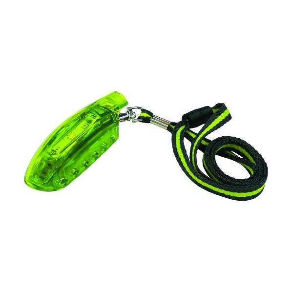 ホイッスルLEDフラッシュライト グリーン 91×29×27mm KE-80 1個