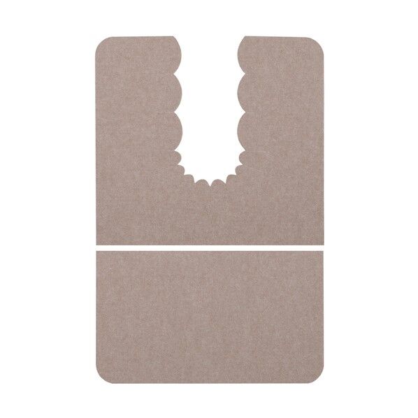 バリアフリーおくながトイレマット 無地 ベージュ KE-97 1枚