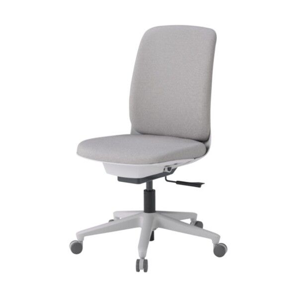 トルテUチェア ハイバック 肘無 ライトグレー KJ-330CF-GNT6 1点