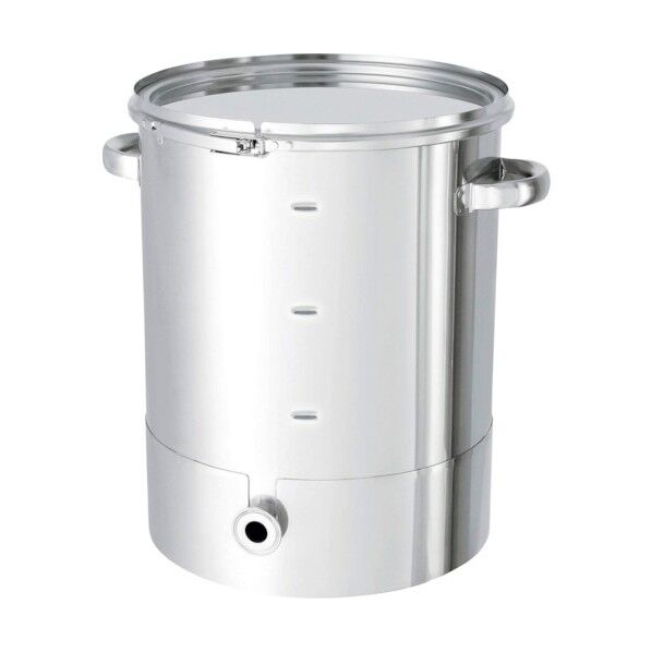 片テーパー型密閉容器目盛付 バンド式 750L KTT-CTL-M-100 1点