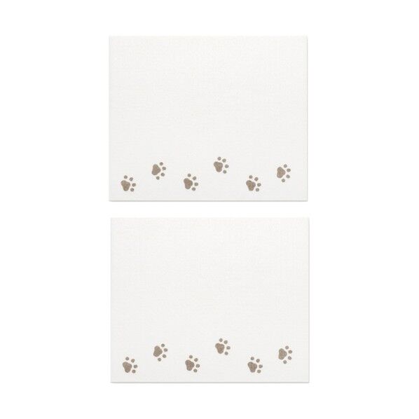 吸着洗面所の汚れ・黒ずみ防止シート カベ用 肉球 KV-76 2枚