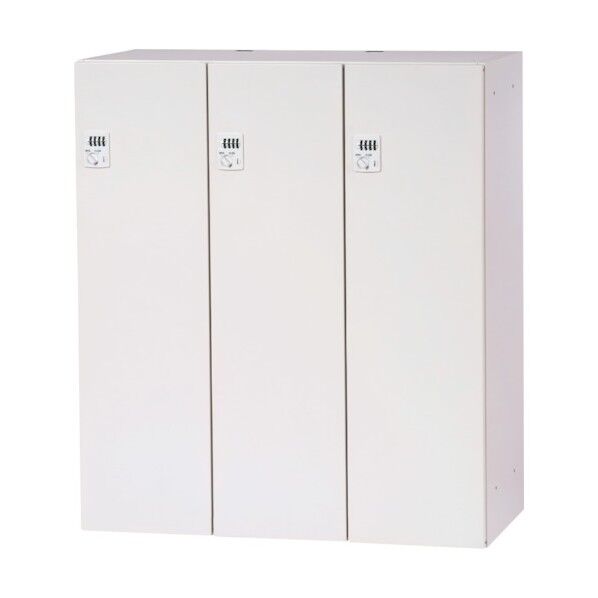 パーソナルロッカー3人用ホワイト色プッシュ錠仕様 L945-113PLP-W 1点