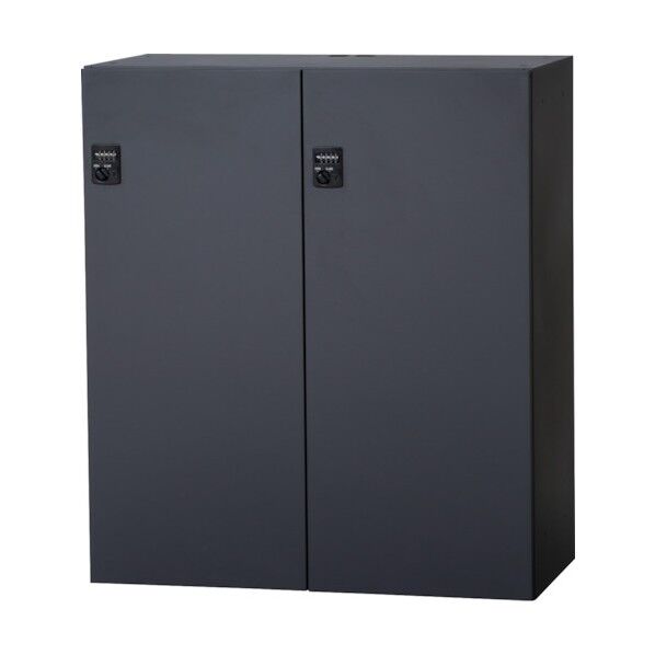 パーソナルロッカー2人用ブラック色プッシュ錠仕様 L945-112PLP-B 1点