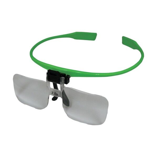 ヘッドルーペ めがね