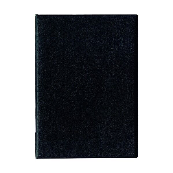メニューファイル A4 4頁 黒 MN-153-BK 1冊