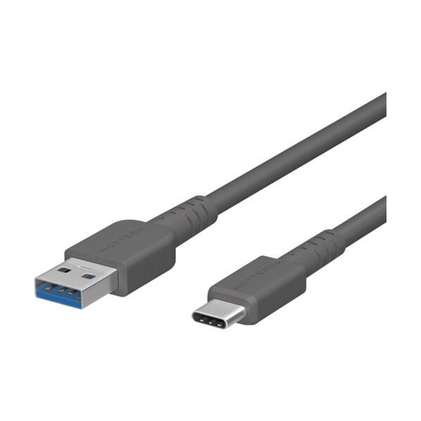 Type-A to Type-Cケーブル USB3.2 200cm スモーキーブラック MOT-CBACU3G200-BK 1点